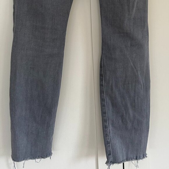 Mother Looker Ankle Fray Stretch Jeans - Picture 4 of 5